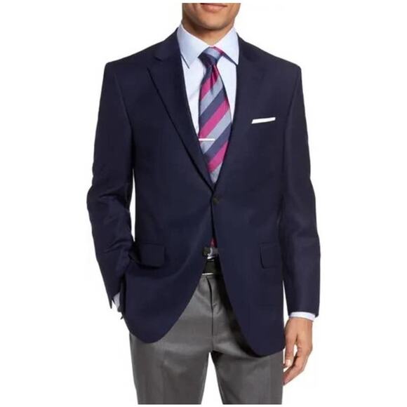 Peter Millar blazer sport coat men’s size 42S navy 100% wool classic career - Picture 1 of 6